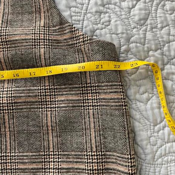 JJill Sleeveless Plaid Jumper size L - Picture 5 of 5